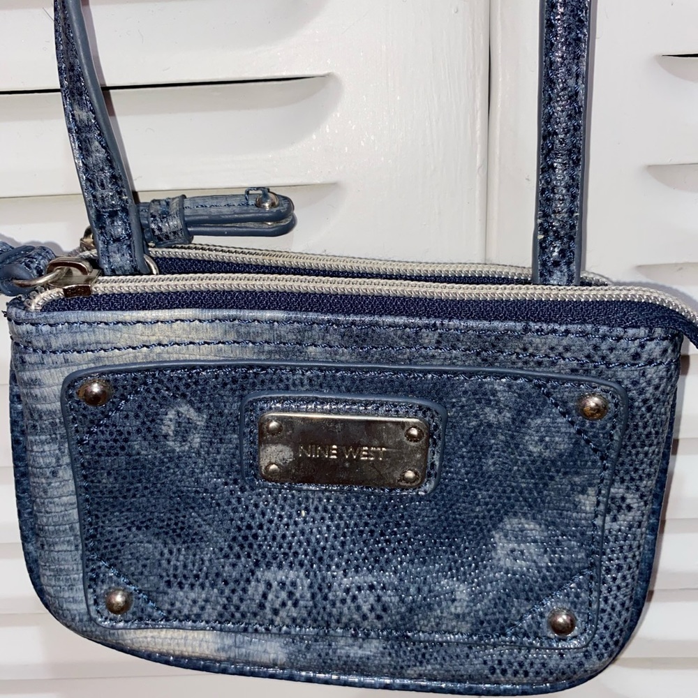 Nine west mini blue purse